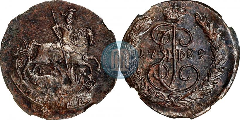 Фото 1 копейка 1789 года ЕМ 