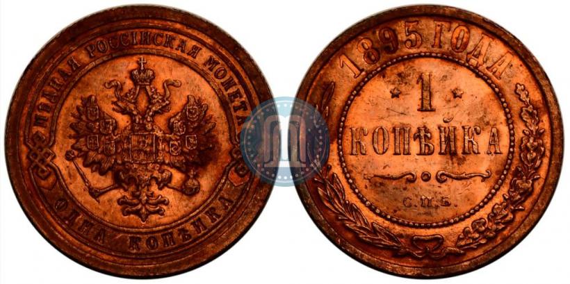 Фото 1 копейка 1895 года СПБ 