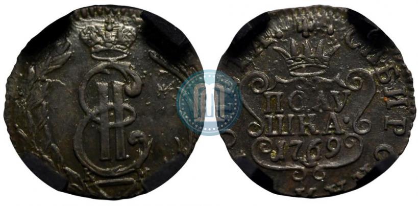 Фото Полушка 1769 года КМ 
