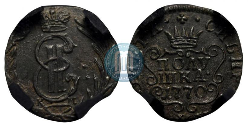 Фото Полушка 1770 года КМ 