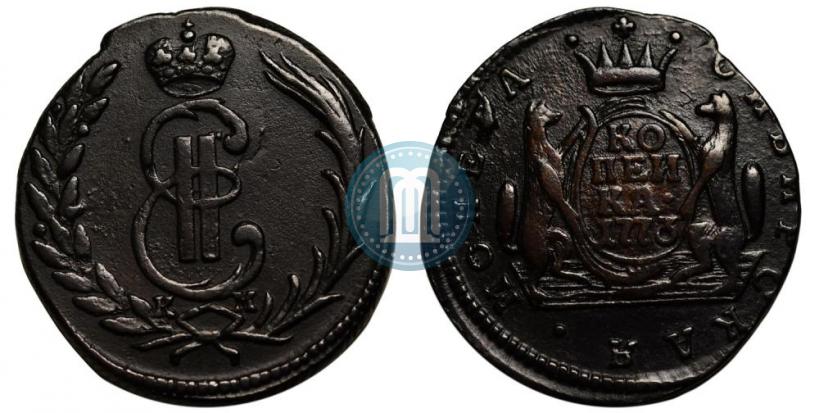 Фото 1 копейка 1773 года КМ 