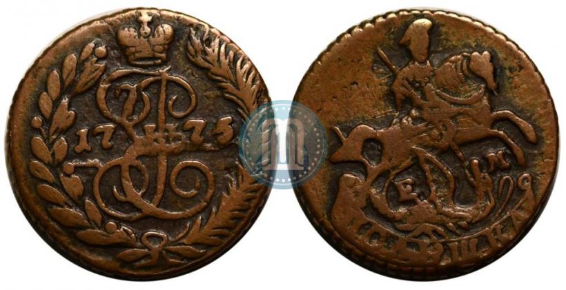 Фото Полушка 1775 года ЕМ 