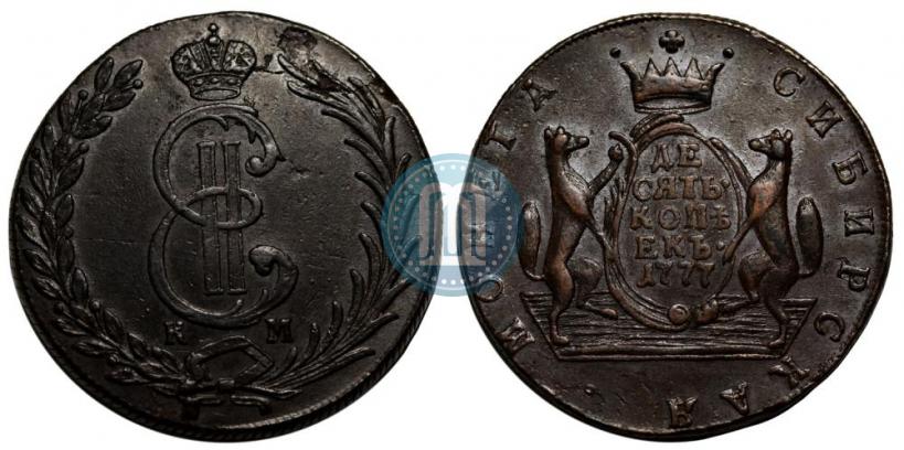 Picture 10 kopecks 1777 year КМ 