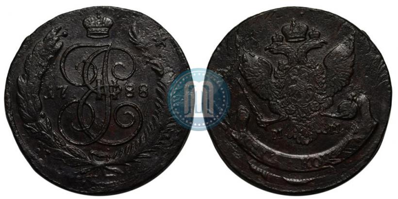 Picture 5 kopecks 1788 year ММ 