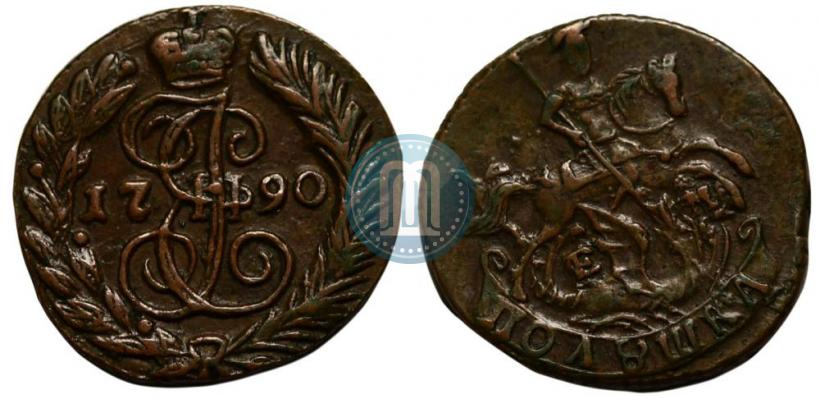 Фото Полушка 1790 года ЕМ 