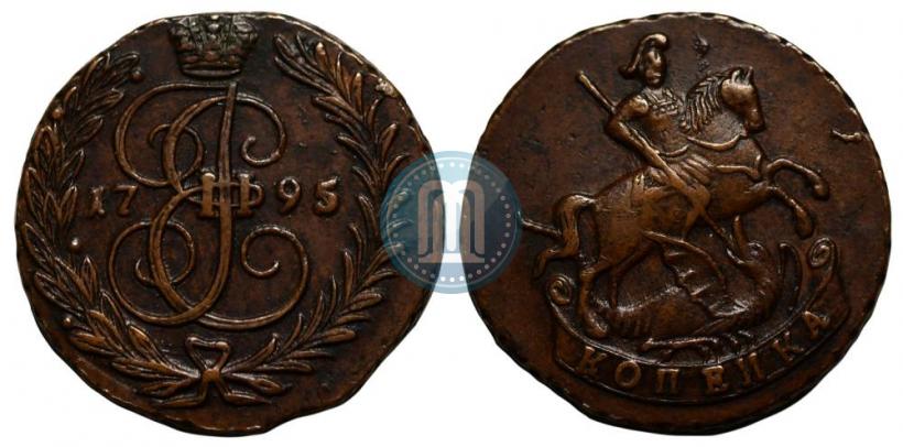 Фото 1 копейка 1795 года  