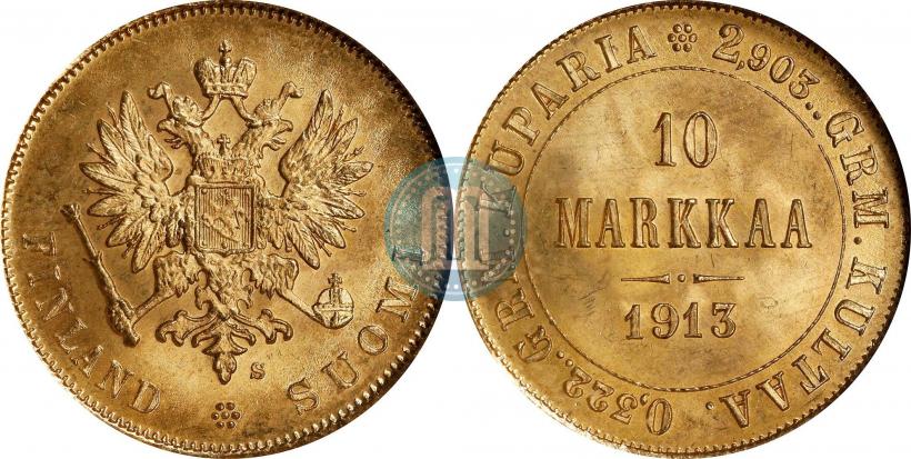 Picture 10 markkaa 1913 year S 