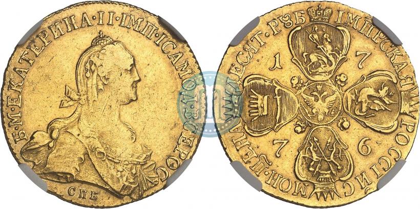 Picture 10 roubles 1776 year СПБ 