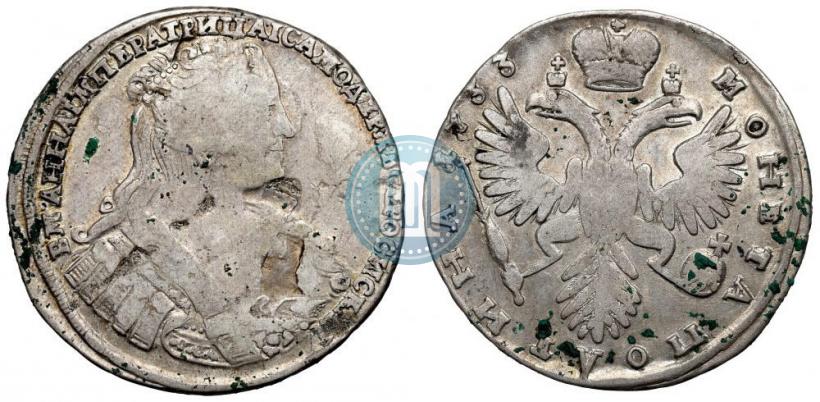 Picture Poltina 1733 year  