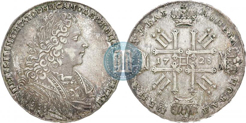 Picture 1 rouble 1728 year  "Type of 1728"