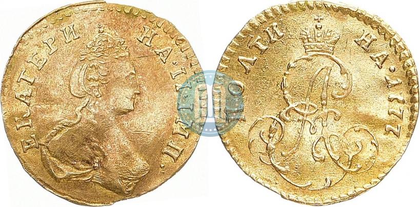 Фото Полтина 1777 года  