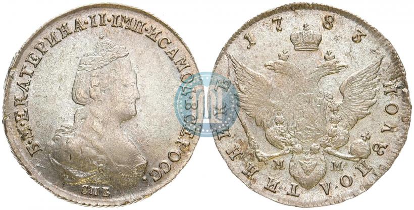 Фото Полуполтинник 1783 года СПБ-ММ 