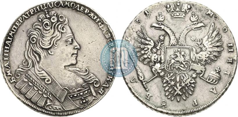Фото 1 рубль 1731 года  