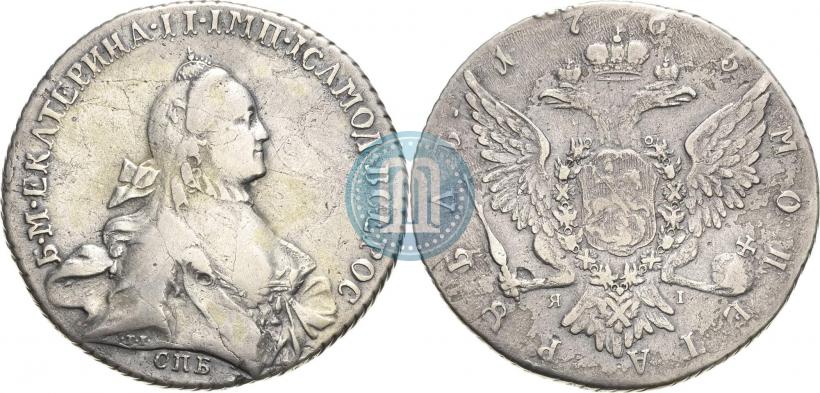 Фото 1 рубль 1765 года СПБ-ЯI 