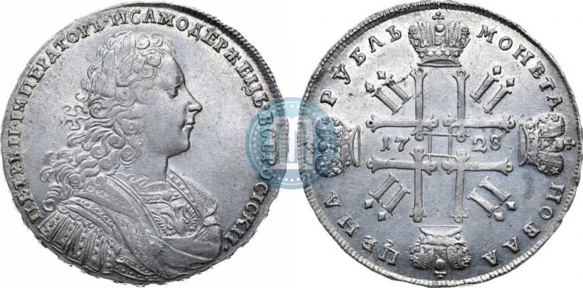 Фото 1 рубль 1728 года  "Тип 1728"