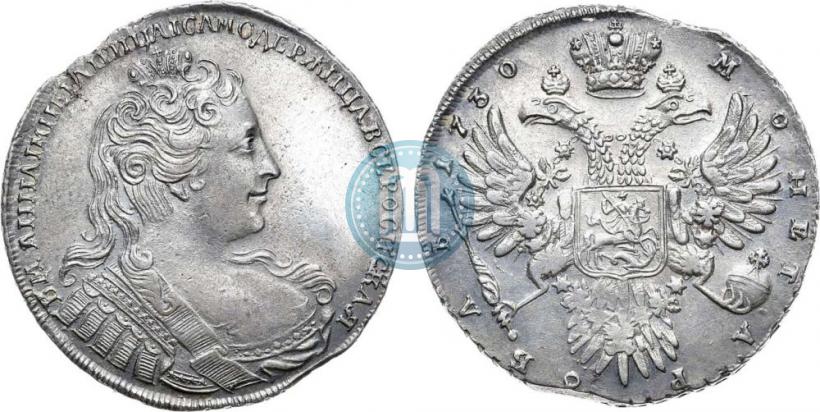 Picture 1 rouble 1730 year  
