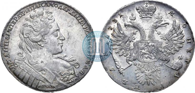 Picture 1 rouble 1731 year  