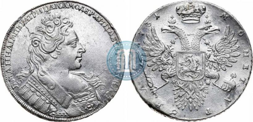 Picture 1 rouble 1731 year  