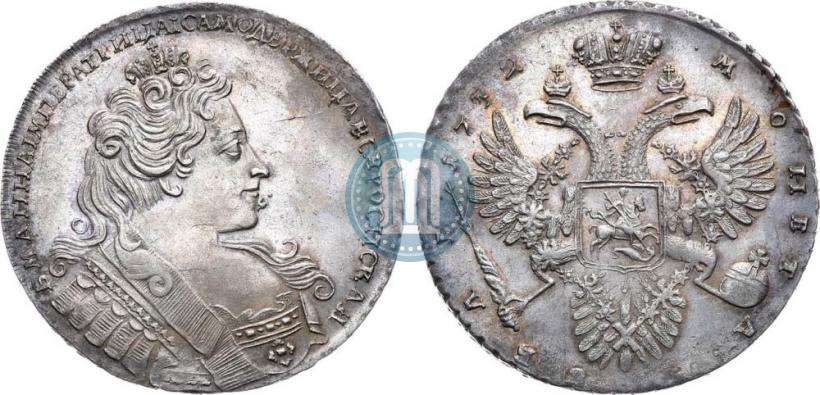 Picture 1 rouble 1732 year  