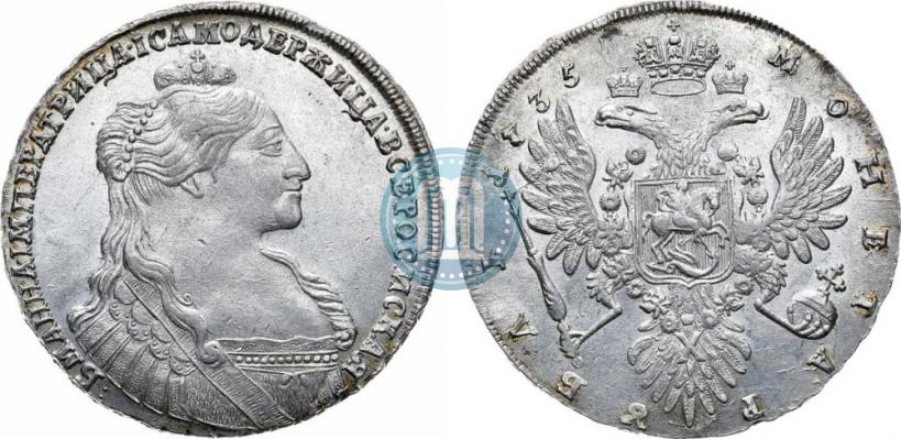 Picture 1 rouble 1735 year  