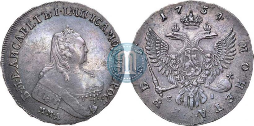 Picture 1 rouble 1754 year ММД-ЕI 