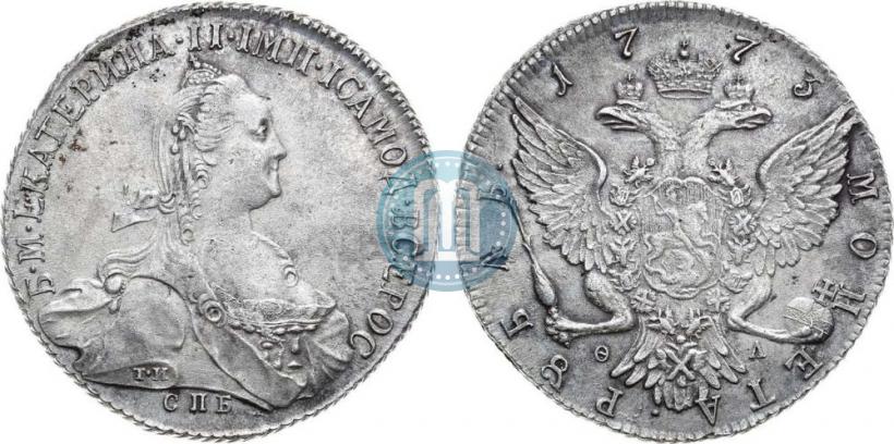 Фото 1 рубль 1773 года СПБ-ФЛ 