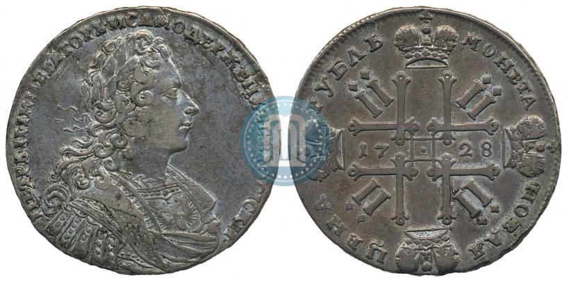 Picture 1 rouble 1728 year  "Type of 1728"