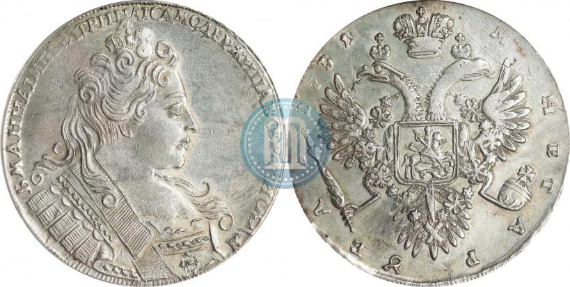 Picture 1 rouble 1731 year  