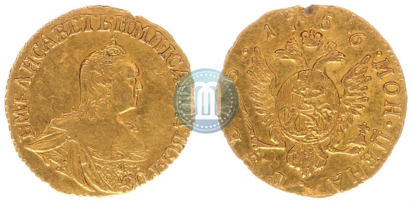 Picture 1 rouble 1756 year  