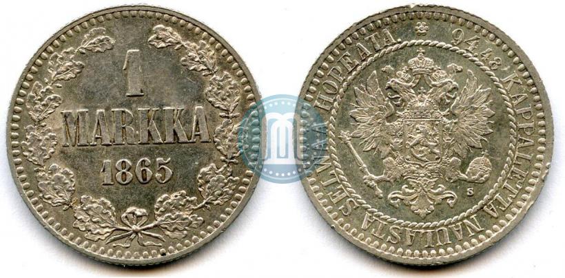Фото 1 марка 1865 года S 