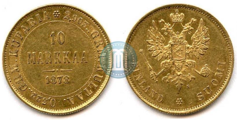 Picture 10 markkaa 1878 year S 