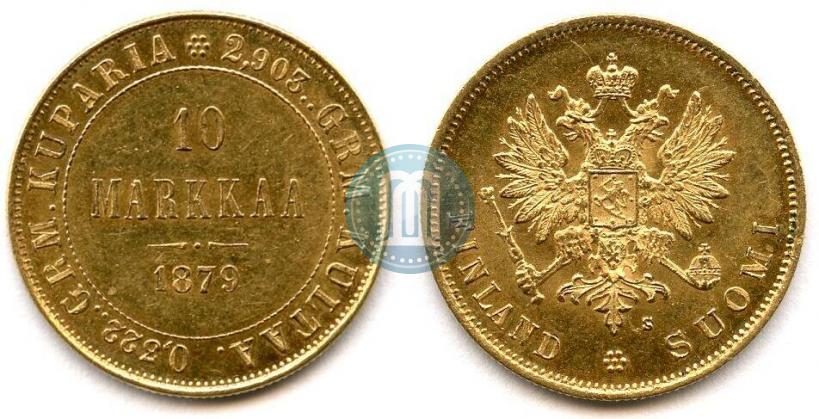 Picture 10 markkaa 1879 year S 