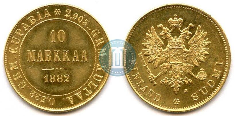 Picture 10 markkaa 1882 year S 