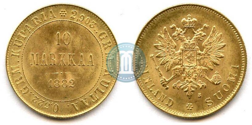 Picture 10 markkaa 1882 year S 