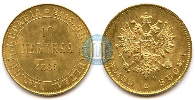 Picture 10 markkaa 1882 year S 