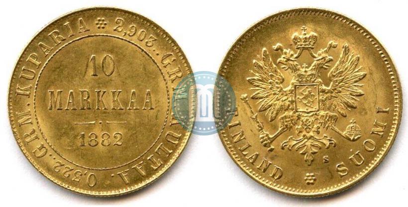 Picture 10 markkaa 1882 year S 