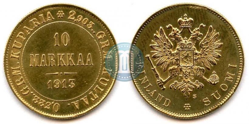 Picture 10 markkaa 1913 year S 