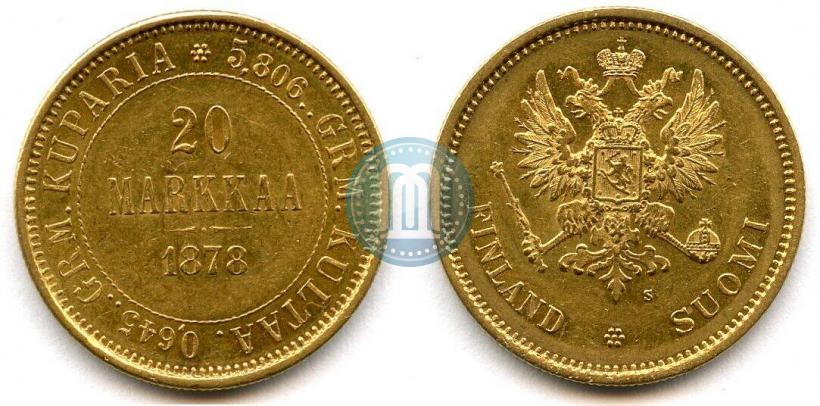 Picture 20 markkaa 1878 year S 