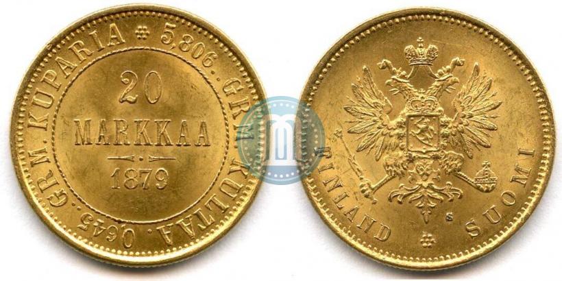 Picture 20 markkaa 1879 year S 