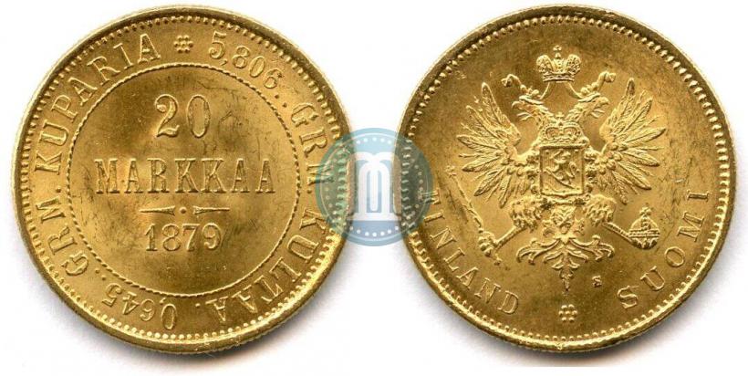 Picture 20 markkaa 1879 year S 