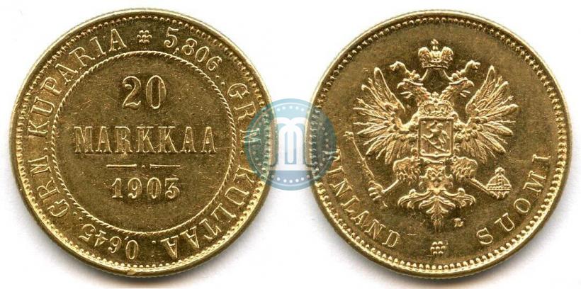 Picture 20 markkaa 1903 year L 