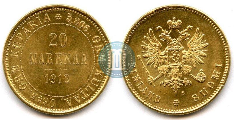 Picture 20 markkaa 1912 year S 