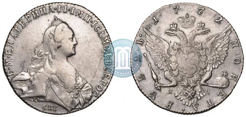 Фото 1 рубль 1772 года СПБ-ЯЧ-Т.I. 