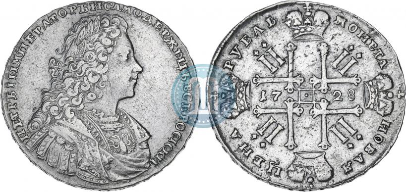 Picture 1 rouble 1728 year  "Type of 1728"