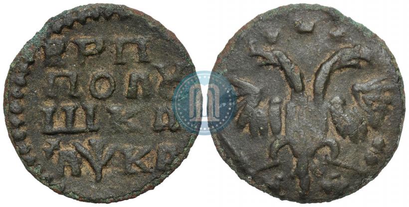 Фото Полушка 1721 года НД 