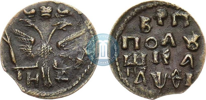 Фото Полушка 1719 года НД 