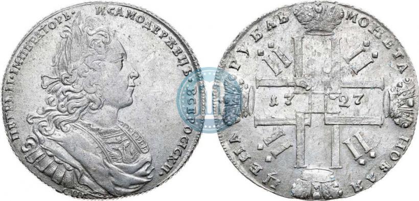 Picture 1 rouble 1727 year СПБ "Petersburg type"