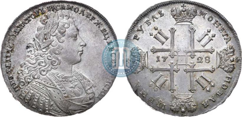 Picture 1 rouble 1728 year  "Type of 1728"