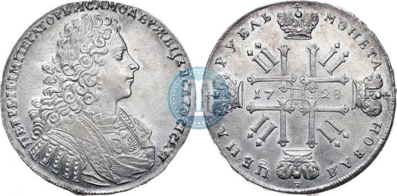 Picture 1 rouble 1728 year  "Type of 1728"
