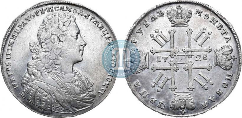 Picture 1 rouble 1728 year  "Type of 1728"